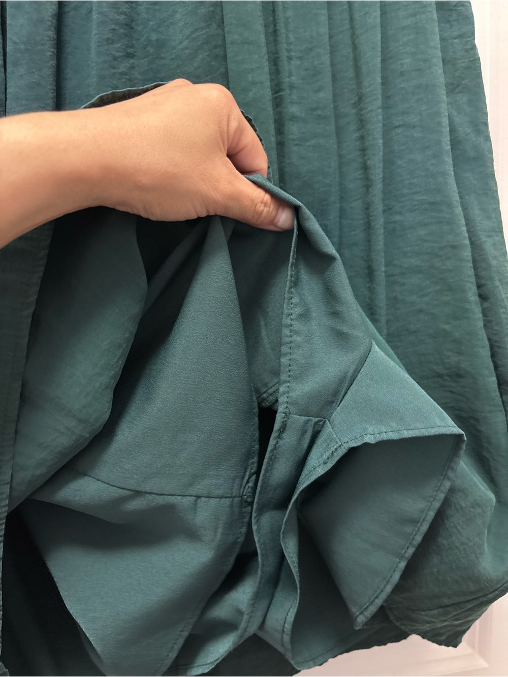 Zara trf collection Emerald green oversized pocket shorts romper/jumpsuit| - Picture 9 of 12